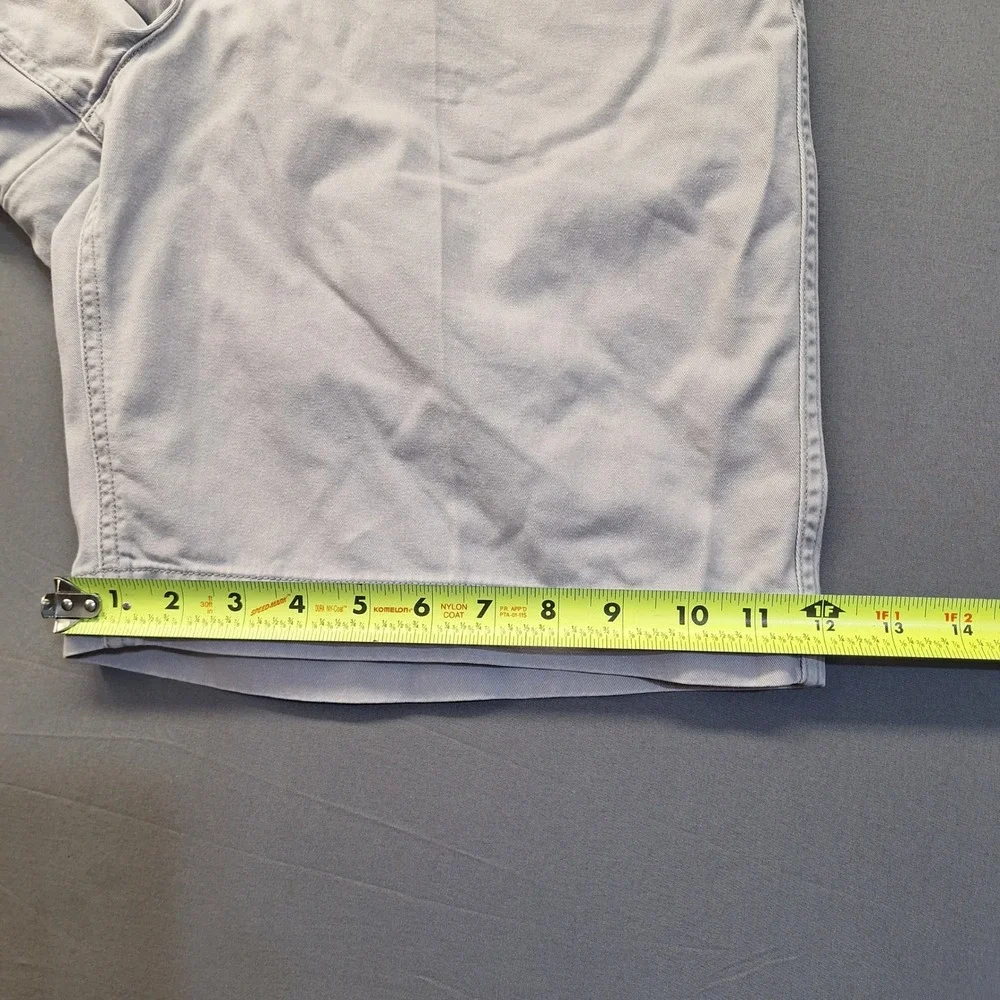 Polo Ralph Lauren Relaxed Fit Chino Shorts Mens 35 Light Grey Cotton Twill 0991‎